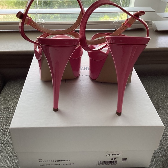 Moschino Logo Sole Platform Sandal (Women) 8US / 38EU - Picture 2 of 14